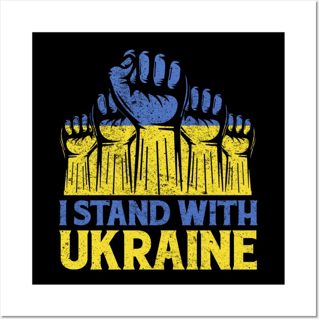 I Stand With Ukraine Wall Art by Ruffeli